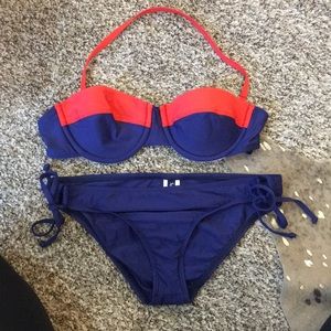 Splendid Red and blue bikini